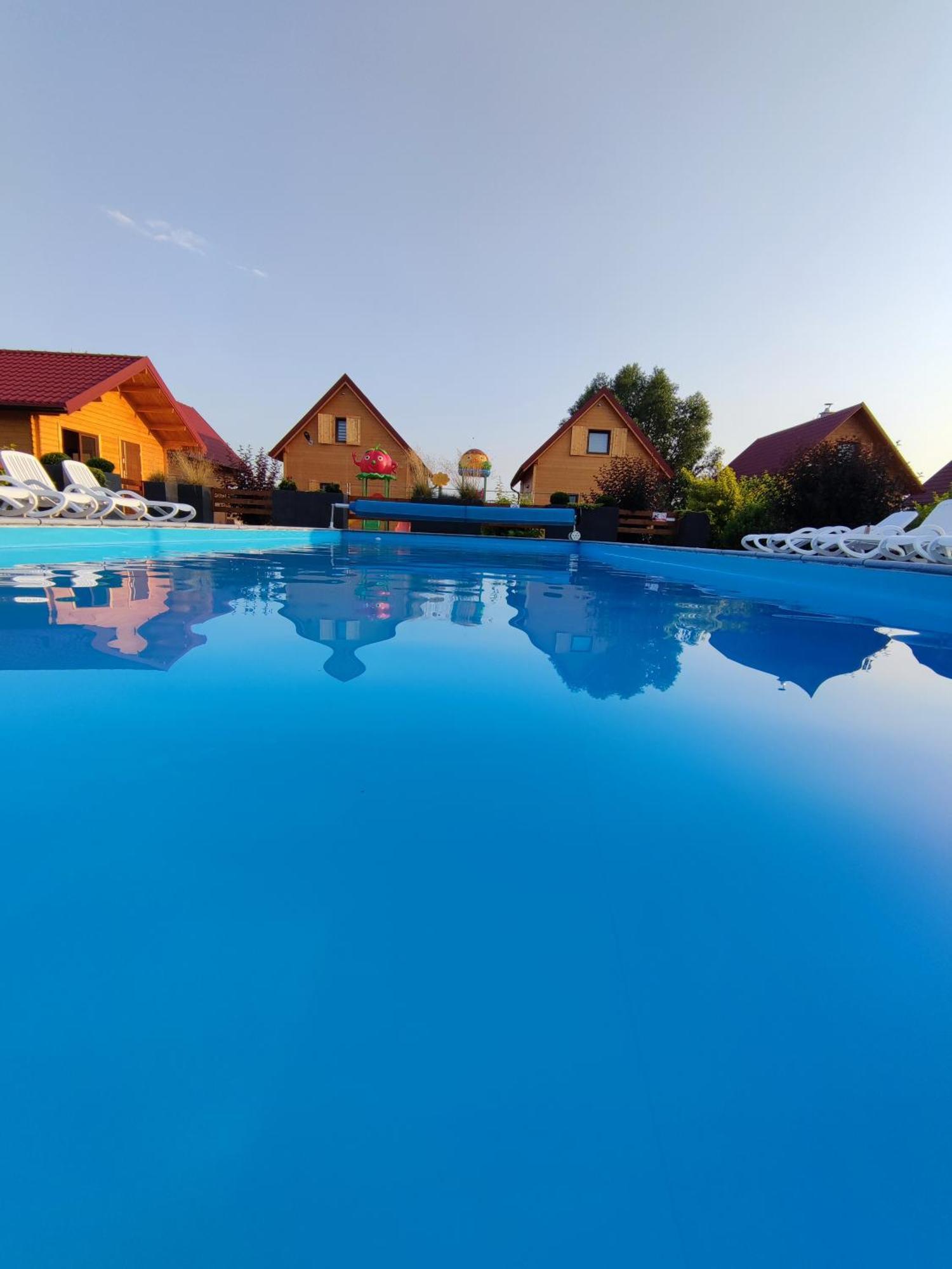 Miodowa Sadyba Domki Caloroczne Kluczbork Ligota Zamecka Kültér fotó